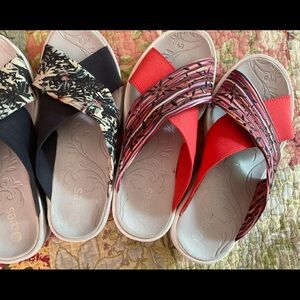 Bundle two pairs of cute BZEES sandals